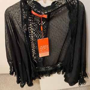 Urban Mango -  Large - lightweight, black jacket.